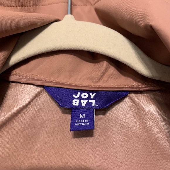 Joylab Long Rose/Mauve Trench Jacket - Picture 5 of 9